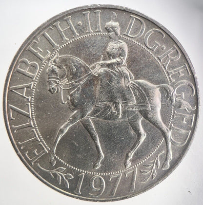 1977 Elizabeth II Jubilee Crown Coin | Fine Collectable Grade | a3739