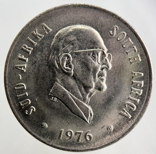 1976 South Africa 20 Cents Coin | Fine Collectable Grade