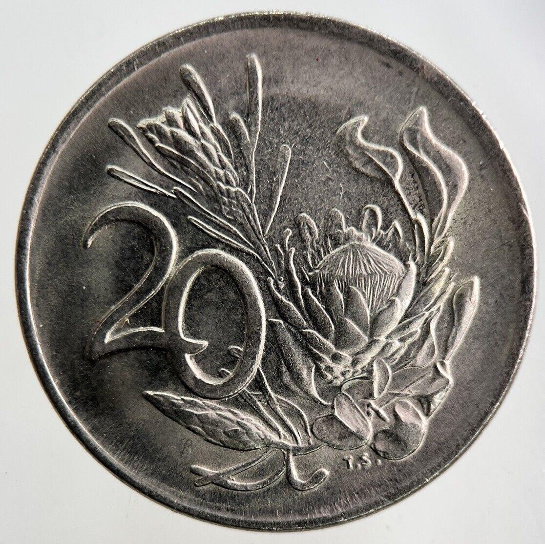 1976 South Africa 20 Cents Coin | Fine Collectable Grade