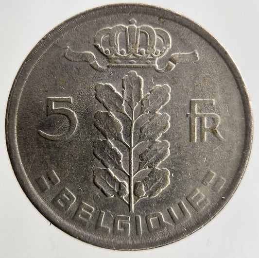 1977 Belgium 5 Francs Coin | Fine Collectable Grade