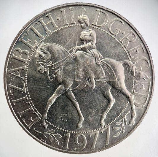 1977 Elizabeth II 2nd One Crown Coin | Very High Grade