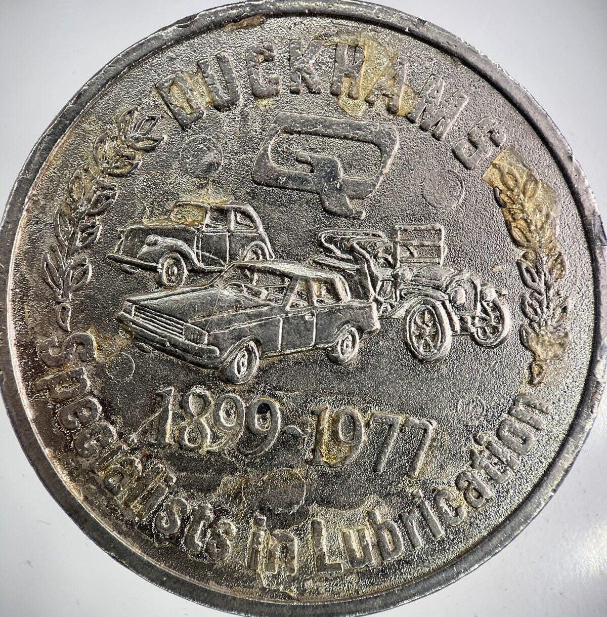 1977 Duckhams Q Lubrication Commemorative Medal Token Coin | Very High Grade