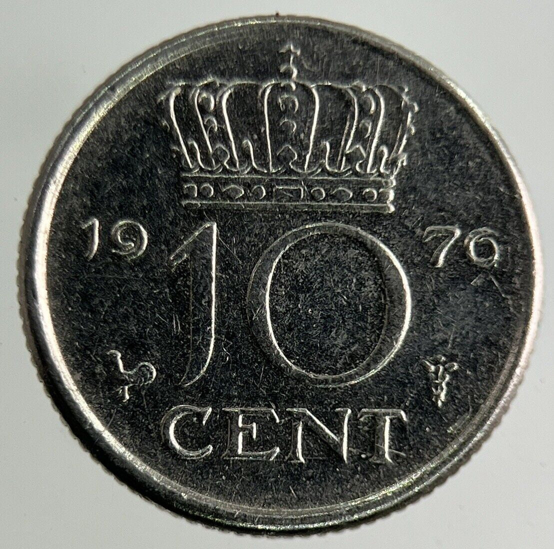1976 Netherlands 10 Cents Coin | Fine Collectable Grade