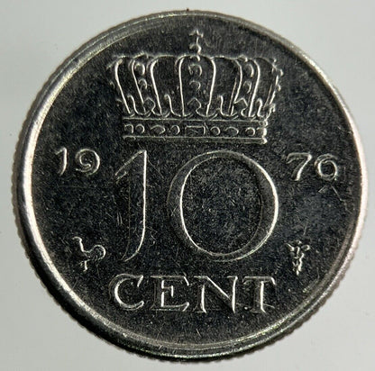 1976 Netherlands 10 Cents Coin | Fine Collectable Grade