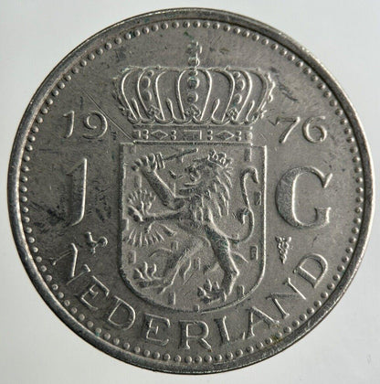 1976 Netherlands 1 Gulden Coin | Fine Collectable Grade