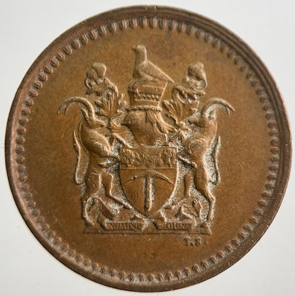 1977 Rhodesia Africa One Cent 1c Coin | Very High Grade | a7078