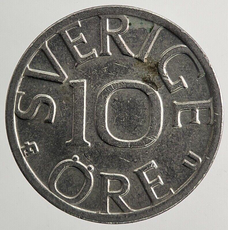 1977 Sweden 10 Ore Coin | Very High Grade