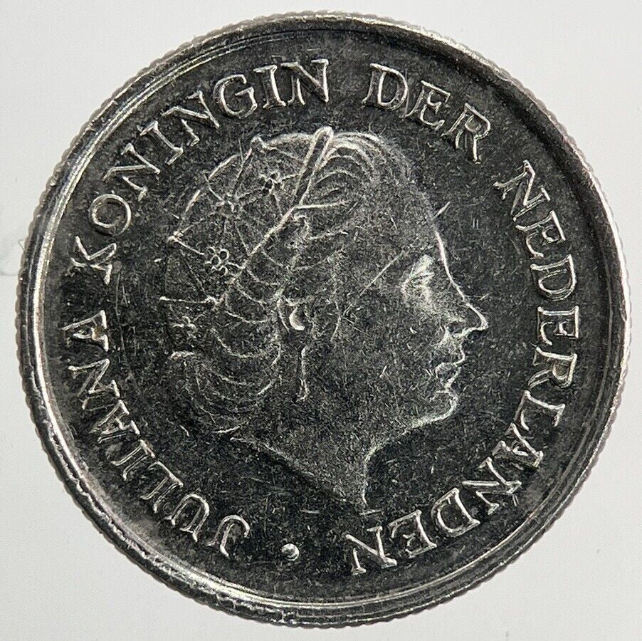 1977 Netherlands 10 Cents Coin | Very High Grade