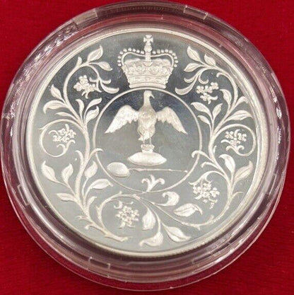 1977 Elizabeth II Silver Jubilee Proof 1oz Silver Coin | Comes In Capsule a90427