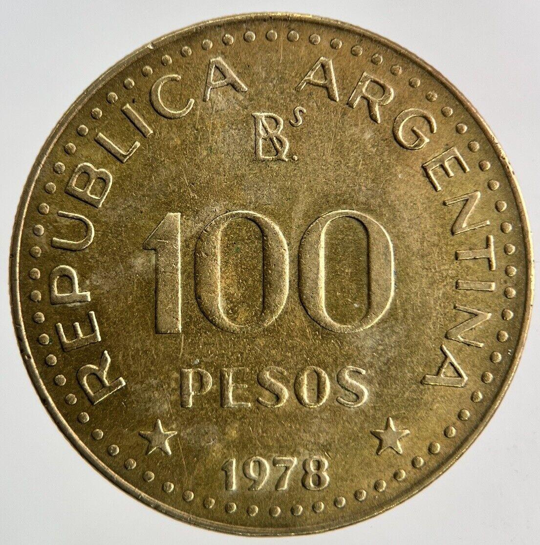 1978 Argentina 100 Pesos Coin | Very High Grade