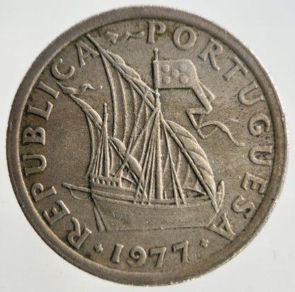 1977 Portugal 2.5 Escudos Coin | Fine Collectable Grade