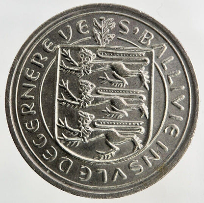 1977 Guernsey 10p Ten-Pence Coin | Fine Collectable Grade