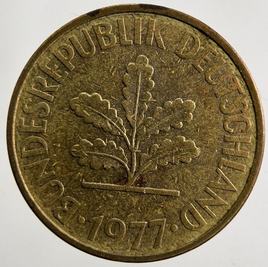 1977 Germany 10 Pfennig Coin | Fine Collectable Grade