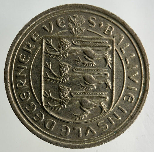 1977 Guernsey 5p Five-Pence Coin | Fine Collectable Grade