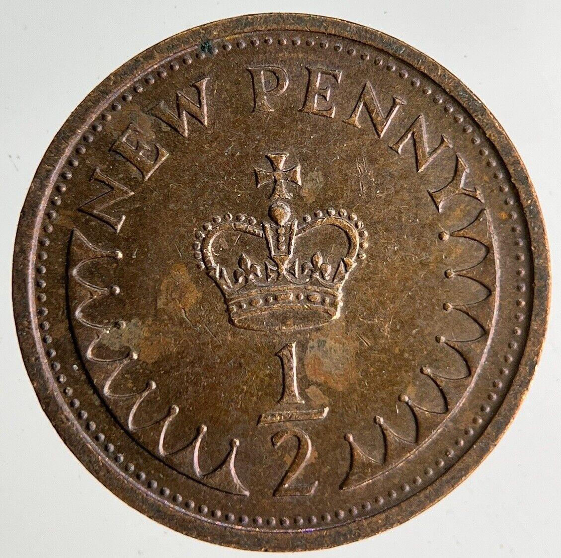 1978 Elizabeth II 2nd New Half-Penny Coin | Very High Grade