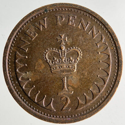 1978 Elizabeth II 2nd New Half-Penny Coin | Very High Grade