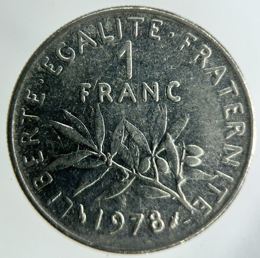 1978 France 1 Franc Coin | Fine Collectable Grade