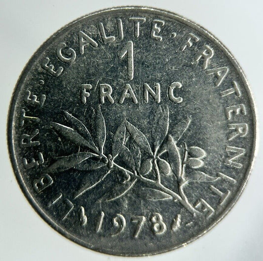 1978 France 1 Franc Coin | Fine Collectable Grade