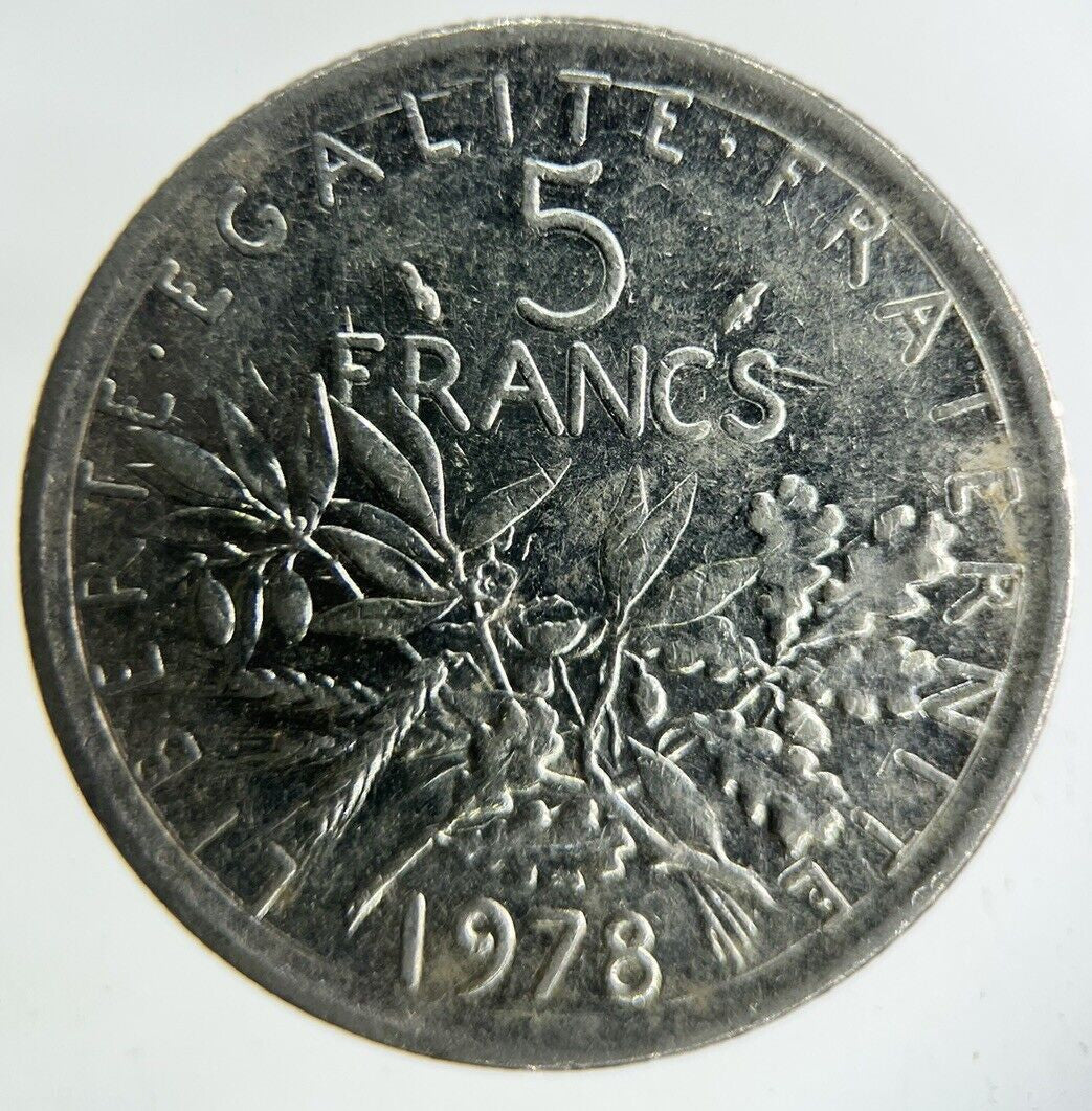 1978 France 5 Francs Coin | Fine Collectable Grade