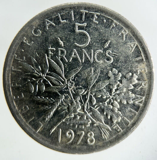 1978 France 5 Francs Coin | Fine Collectable Grade