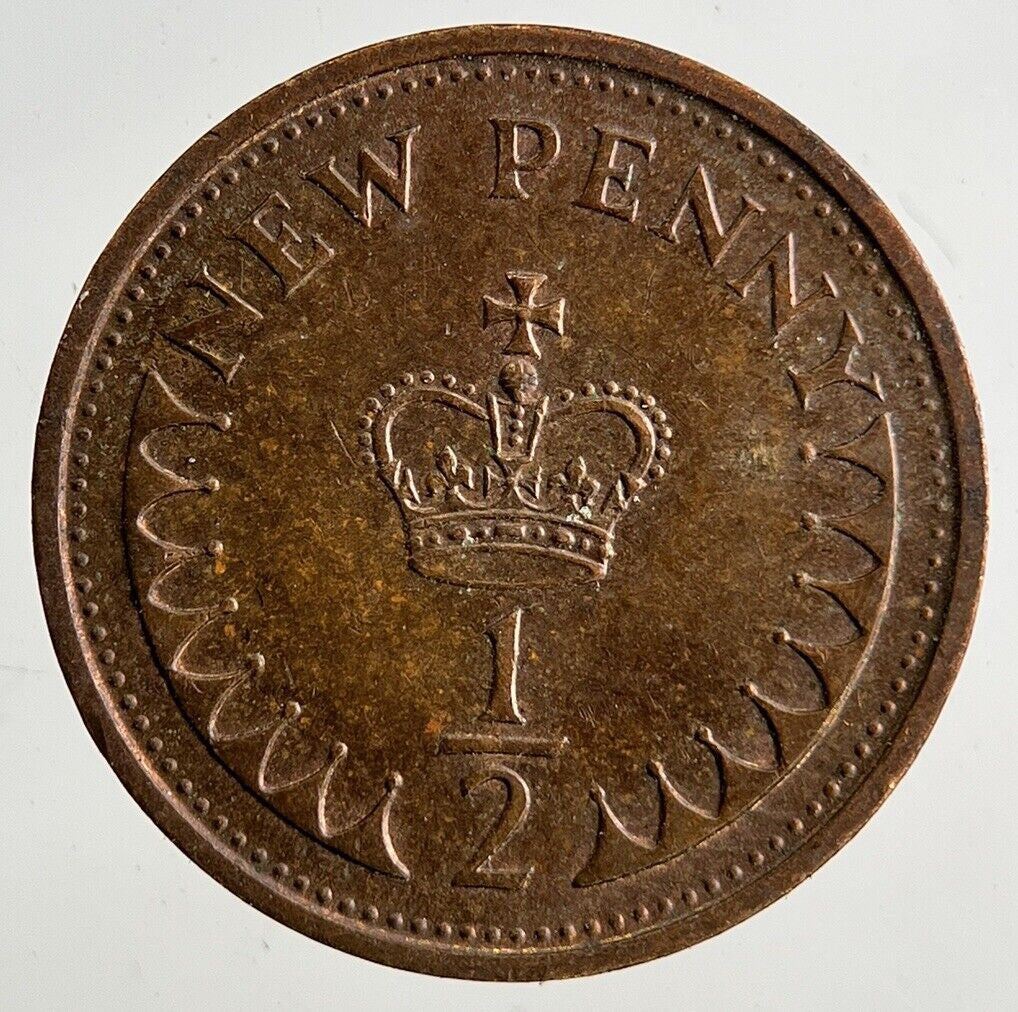 1978 Elizabeth II 2nd 1/2 Half New Penny Pence Coin | Fine Collectable Grade