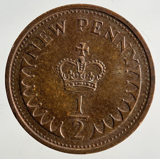 1978 Elizabeth II 2nd 1/2 Half New Penny Pence Coin | Fine Collectable Grade