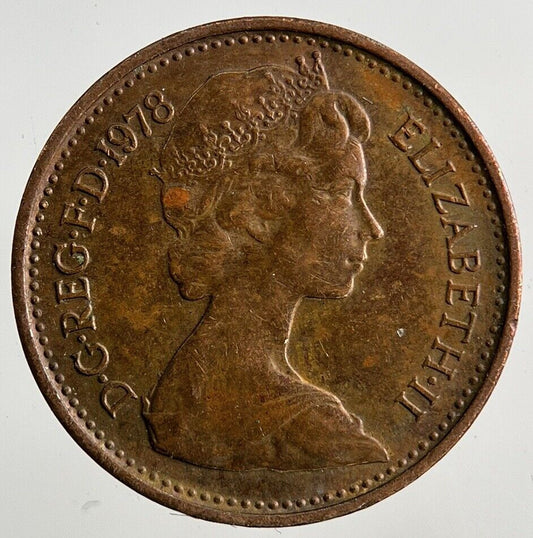 1978 Elizabeth II 2nd 1/2 Half New Penny Pence Coin | Fine Collectable Grade