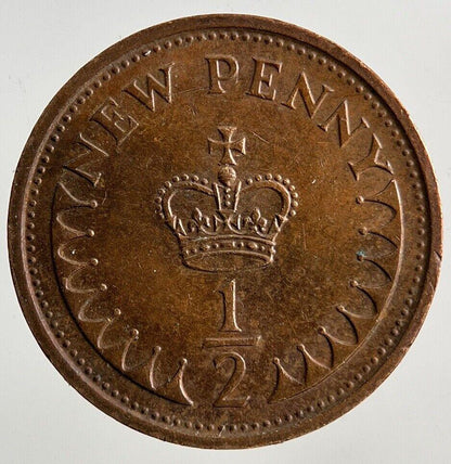 1978 Elizabeth II 2nd 1/2 Half New Penny Pence Coin | Fine Collectable Grade