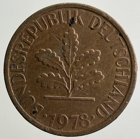 1978 Germany 1 Pfennig Coin | Fine Collectable Grade