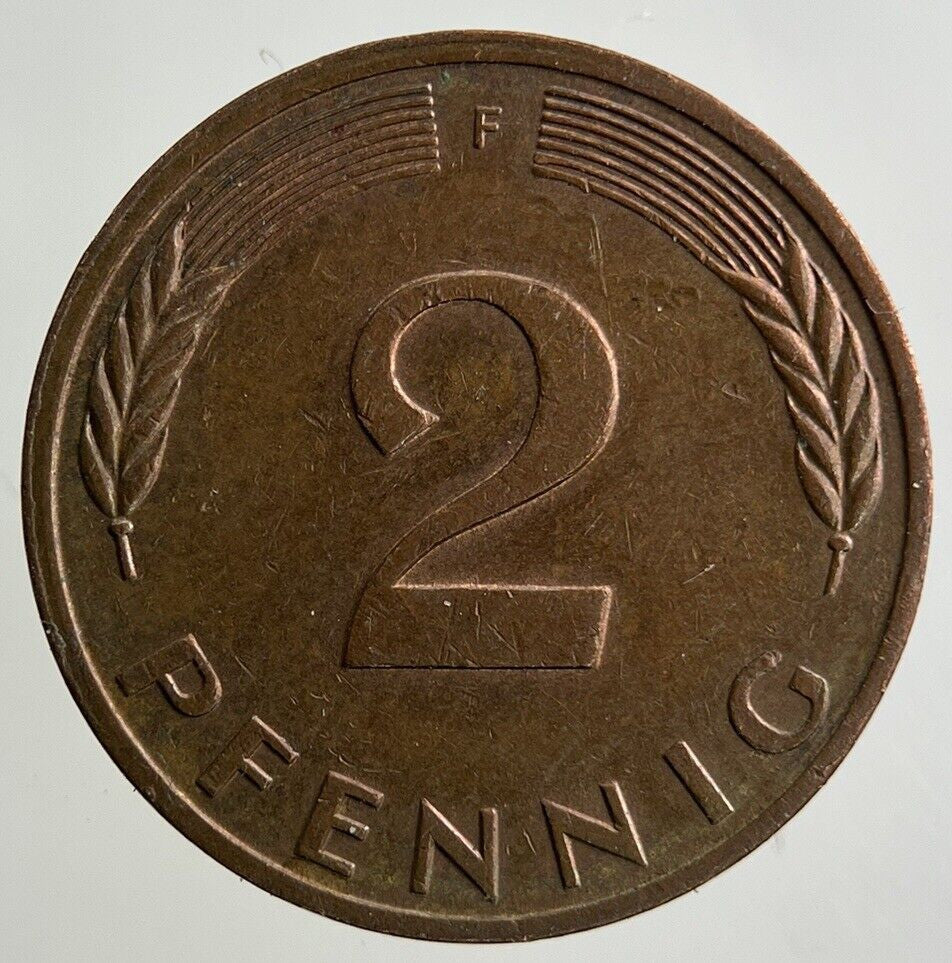 1978 Germany 2 Pfennig Coin | Fine Collectable Grade