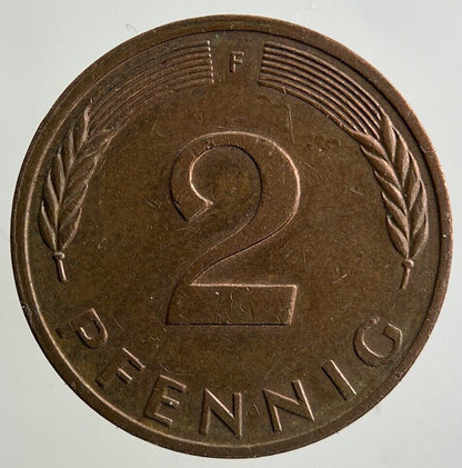 1978 Germany 2 Pfennig Coin | Fine Collectable Grade