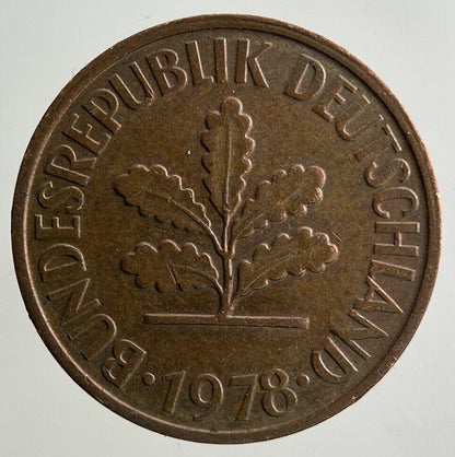 1978 Germany 2 Pfennig Coin | Fine Collectable Grade