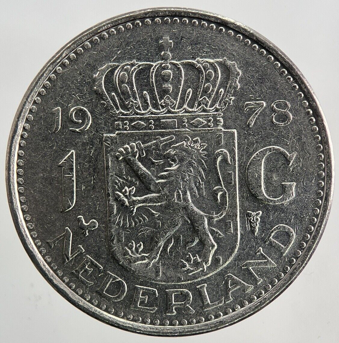 1978 Netherlands 1 Gulden Coin | Very High Grade