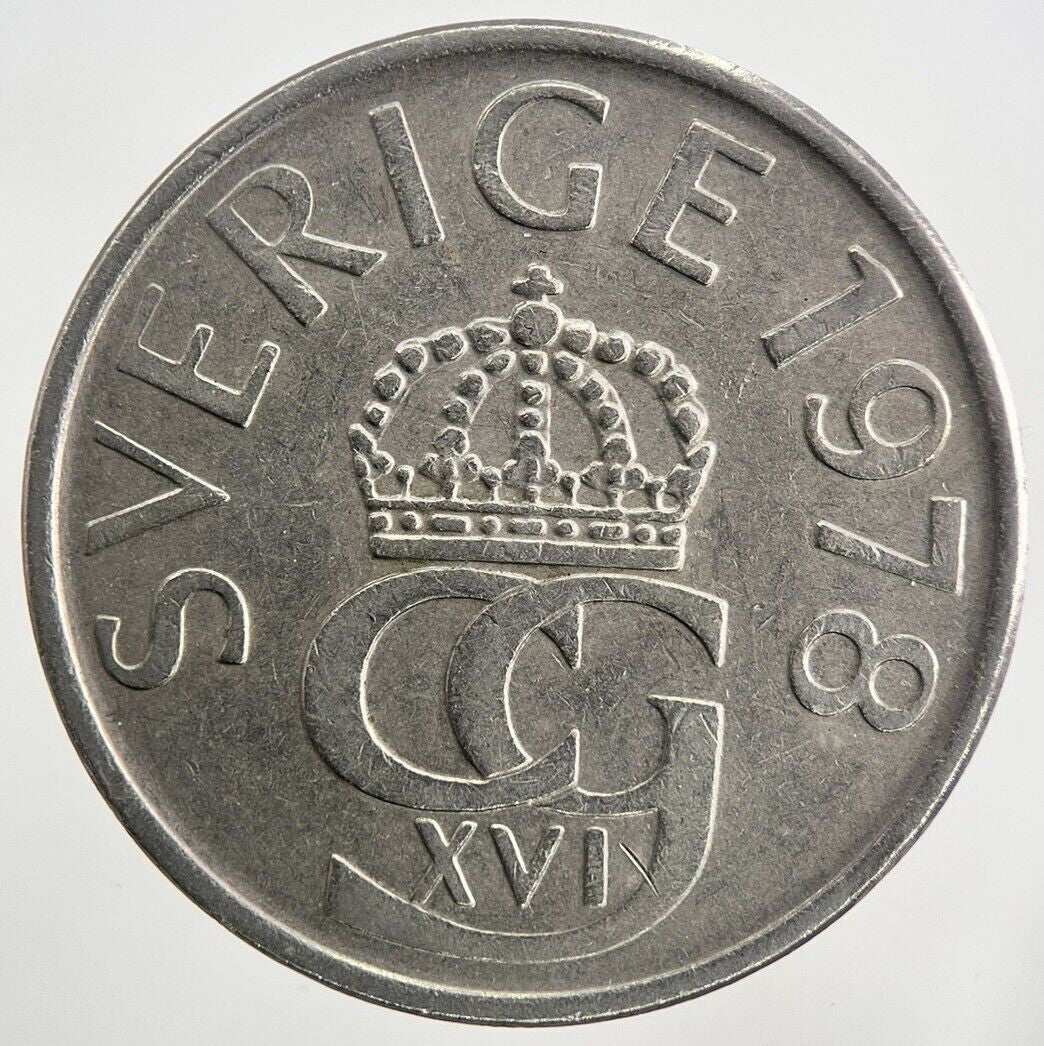 1978 Sweden 5 Kronor Coin | Very High Grade