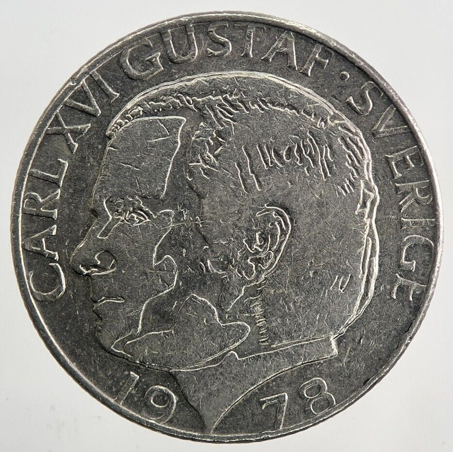 1978 Sweden 1 Krona Coin | Very High Grade