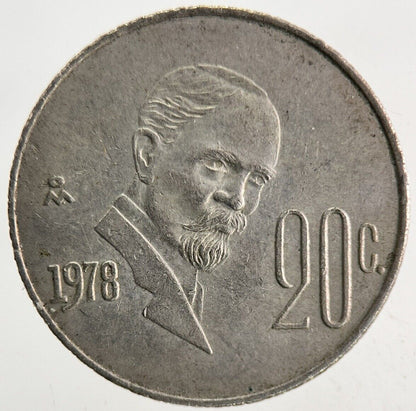 1978 Mexico 20 Centavos Coin | Fine Collectable Grade