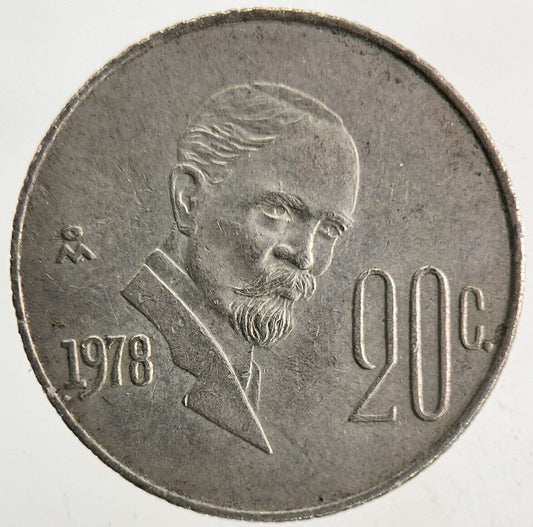 1978 Mexico 20 Centavos Coin | Fine Collectable Grade
