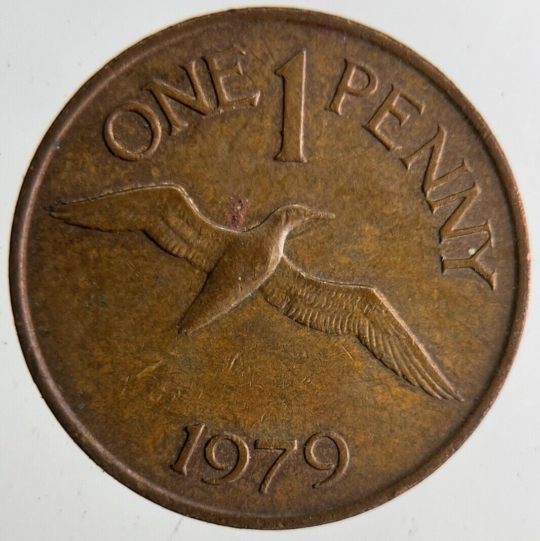 1979 Bailiwick Of Jersey 1p One 1 Pence Coin | Fine Collectable Grade