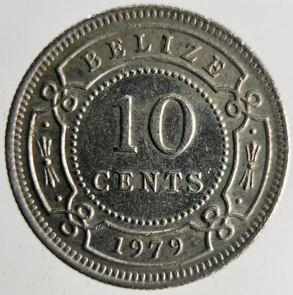 1979 Belize 10 Cents Coin | Fine Collectable Grade
