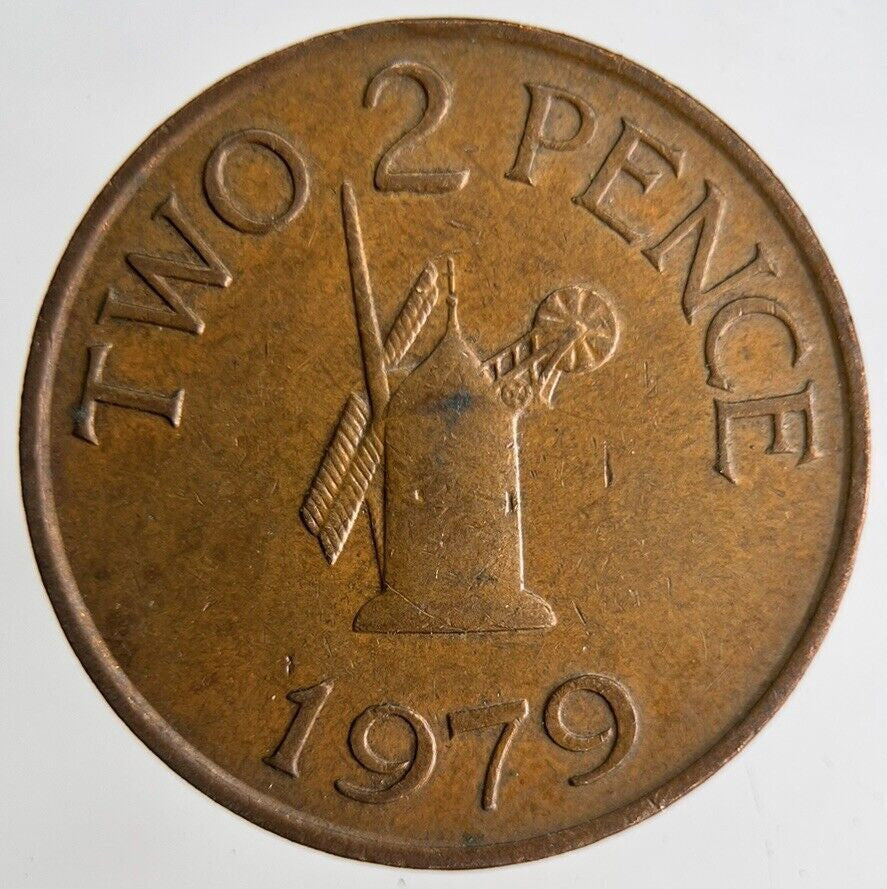 1979 Bailiwick Of Jersey 2p Two 2 Pence Coin | Fine Collectable Grade