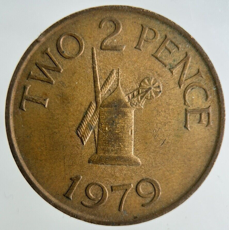 1979 Bailiwick Of Jersey 2p Two 2 Pence Coin | Fine Collectable Grade