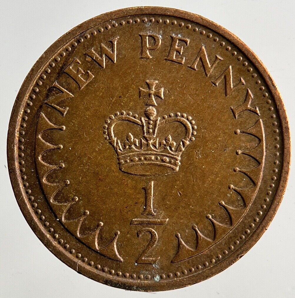 1979 Elizabeth II 2nd 1/2 Half New Penny Pence Coin | Fine Collectable Grade