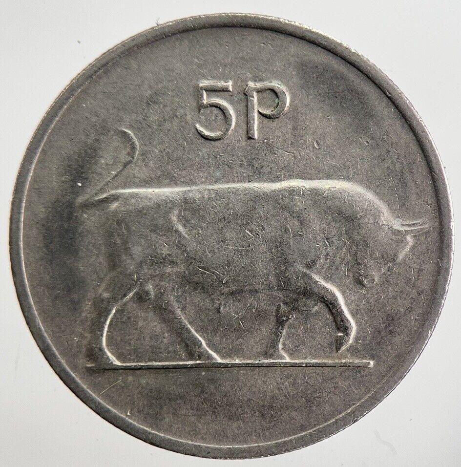 1978 Irish Bull 5p 5 Five-Pence Coin | Very High Grade | a7048