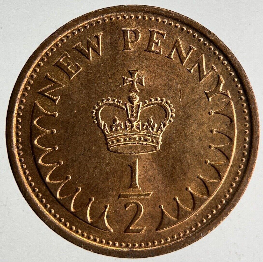 1979 Elizabeth II 2nd New Half-Penny Coin | Very Fine Grade