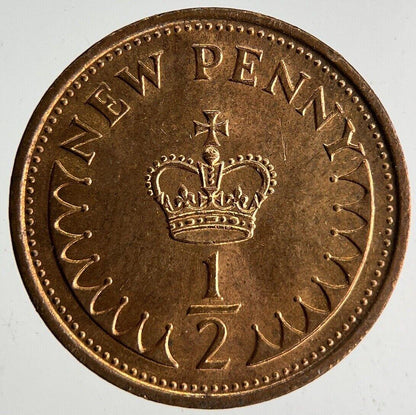 1979 Elizabeth II 2nd New Half-Penny Coin | Very Fine Grade