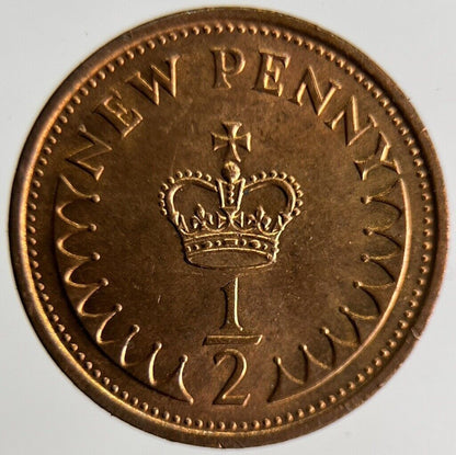 1979 Elizabeth II 2nd New Half 1/2 Penny Coin | Very High Grade