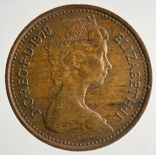 1979 Elizabeth II 2nd New 1/2 Half-Penny Coin | Fine Collectable Grade