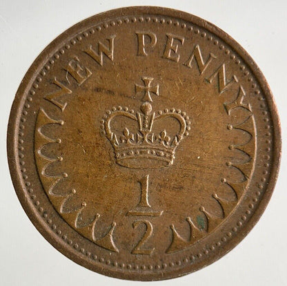 1979 Elizabeth II 2nd New 1/2 Half-Penny Coin | Fine Collectable Grade