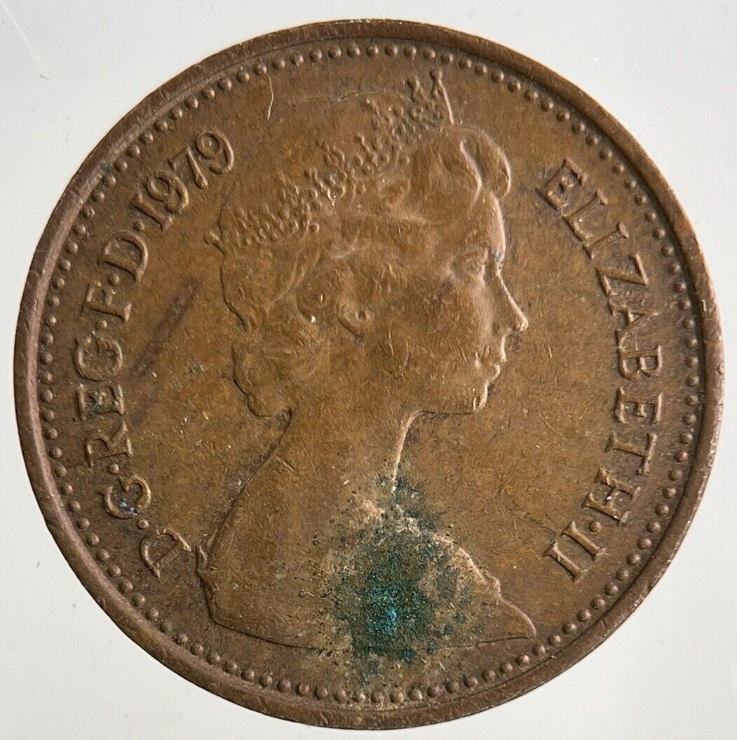 1979 Elizabeth II 2nd New 1/2 Half-Penny Coin | Fine Collectable Grade