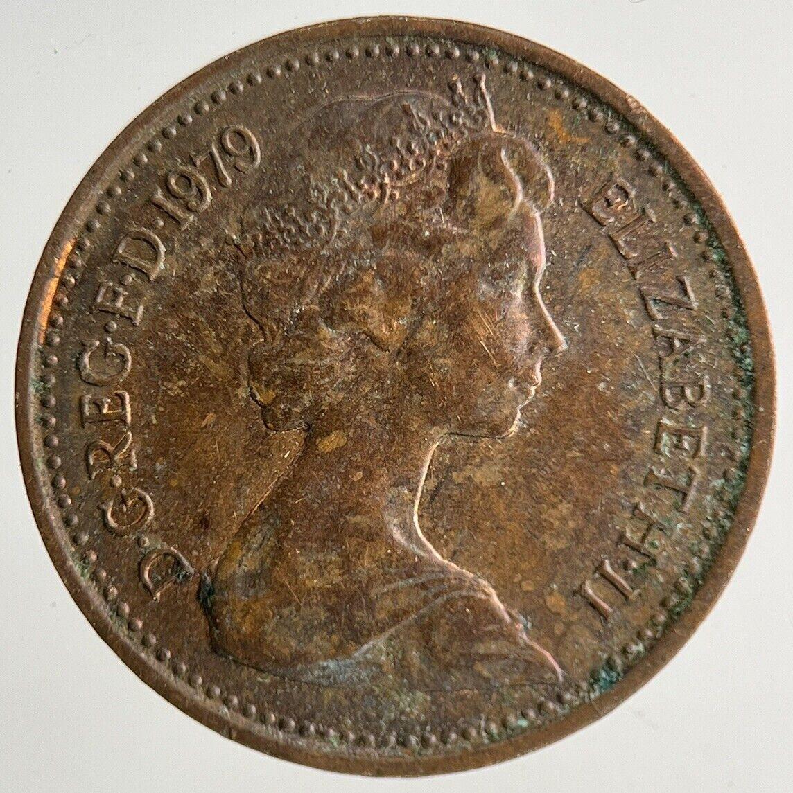 1979 Elizabeth II 2nd New 1/2 Half-Penny Coin | Fine Collectable Grade